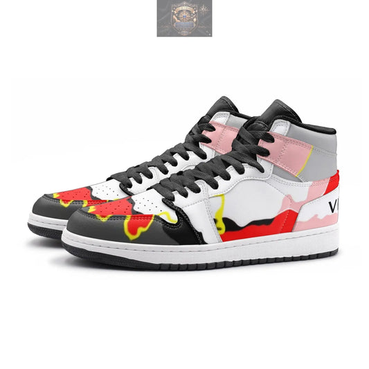 VIPER 55TO RBW Abstract High-Top Sneakers ALL IN 1 WORLD