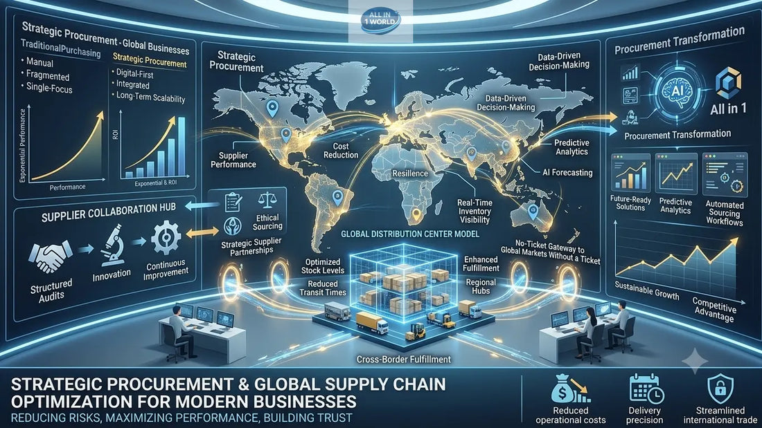 All in 1 world : Revolutionizing Your Procurement with Strategic Supply Chain Partnerships ALL IN 1 WORLD
