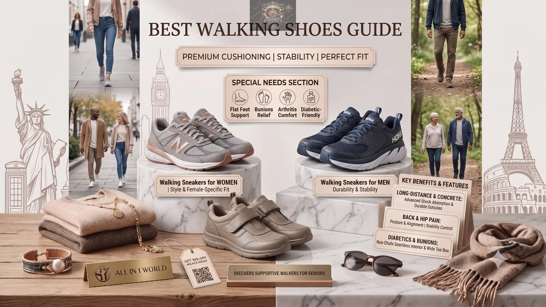 Best Walking Shoes: Top Picks for Comfort and Support All Day ALL IN 1 WORLD
