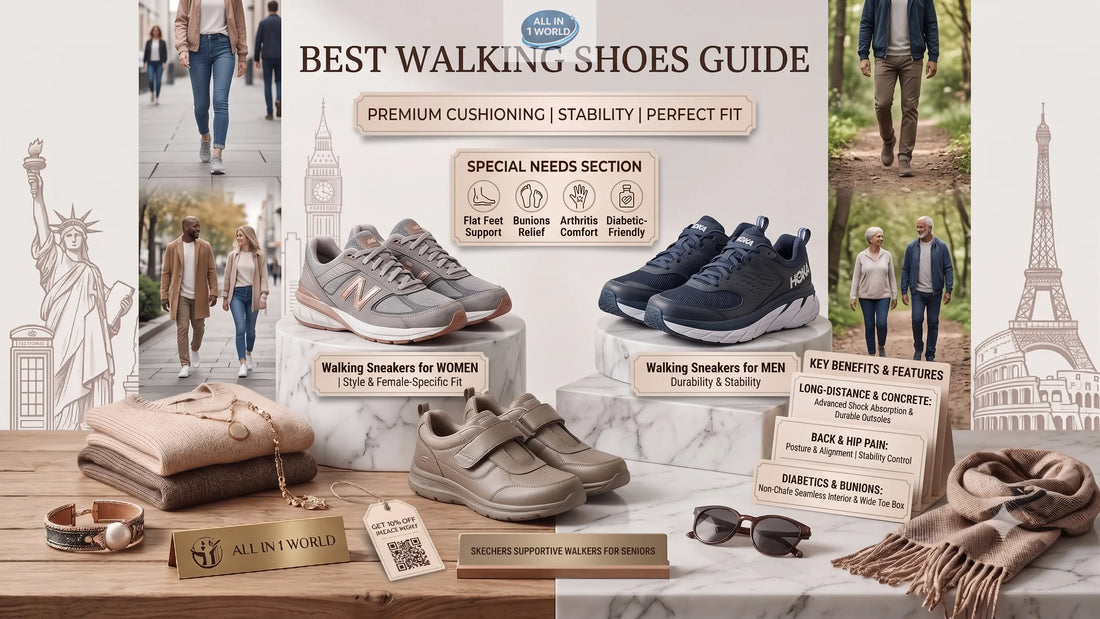 Best Walking Shoes: Top Picks for Comfort and Support All Day ALL IN 1 WORLD