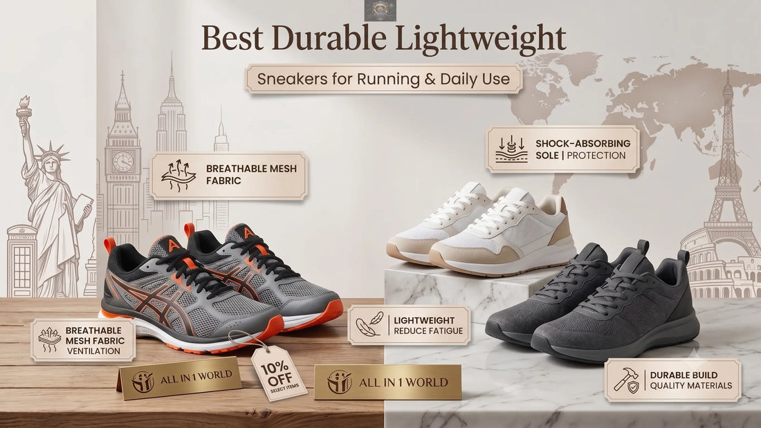 Best Durable Lightweight Sneakers for Running and Daily Use ALL IN 1 WORLD