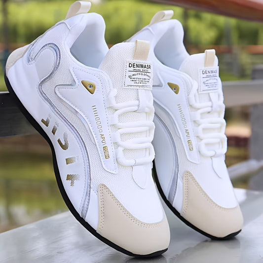 Lightweight colorblock breathable low-top lace-up sneaker, alternate view
