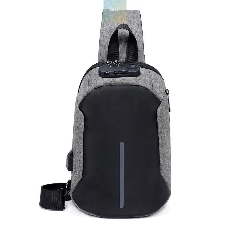 Oxford cloth shoulder bag Crimson Medea