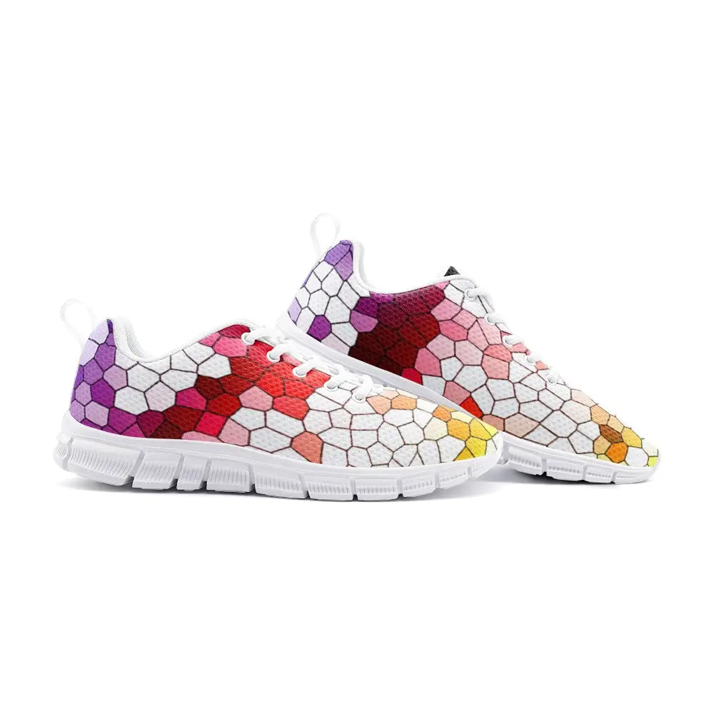 VIPER 54TV Mosaic Abstract 01 Unisex Sneakers ALL IN 1 WORLD