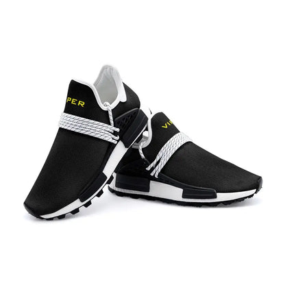 VIPER Style 55TR black unisex lightweight sneakers - breathable mesh lace-up trainers - ALL IN 1 WORLD