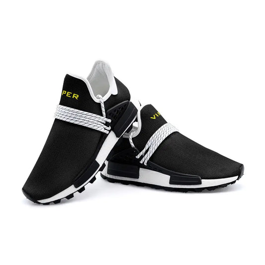 VIPER Style 55TR black unisex lightweight sneakers - breathable mesh lace-up trainers - ALL IN 1 WORLD