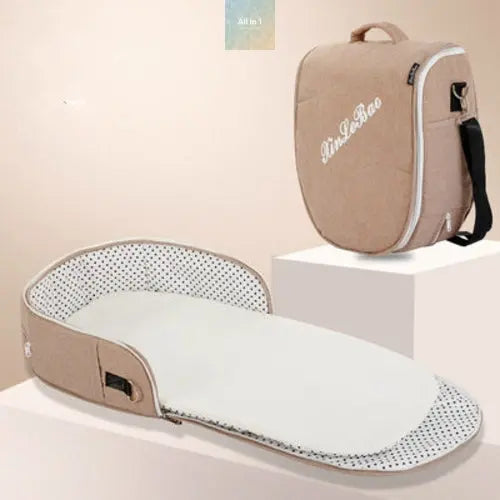 Portable Removable Folding Crib Baby Bed Mammy Bag Crimson Medea