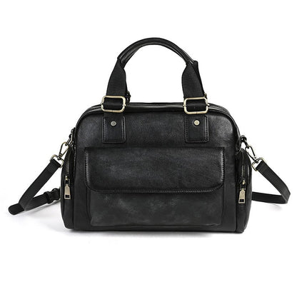 Full-grain leather crossbody bag, colour option