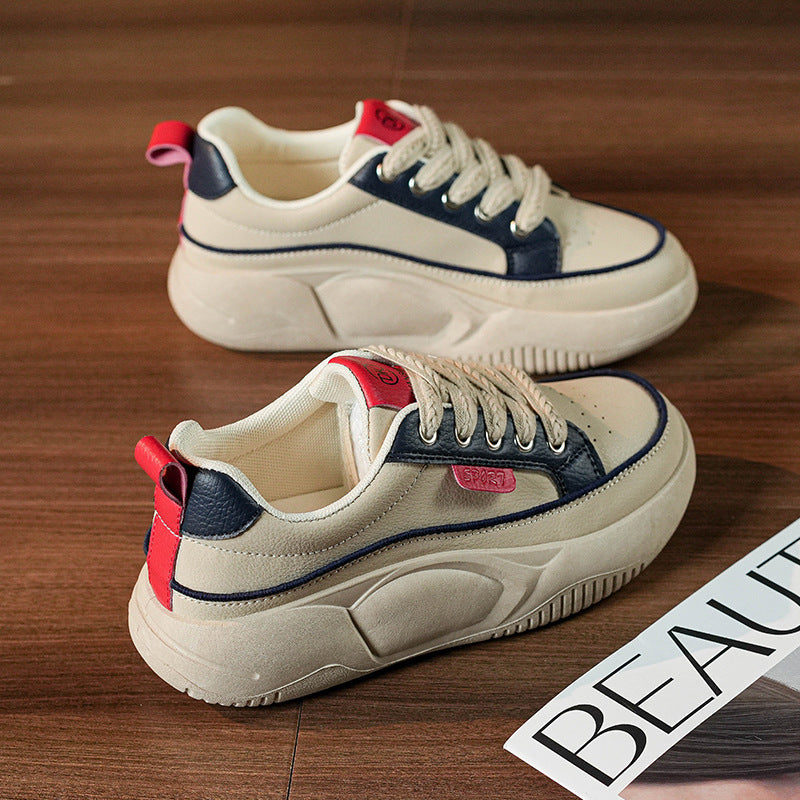 Women's chunky dad sneaker colorblock lace-up, main view