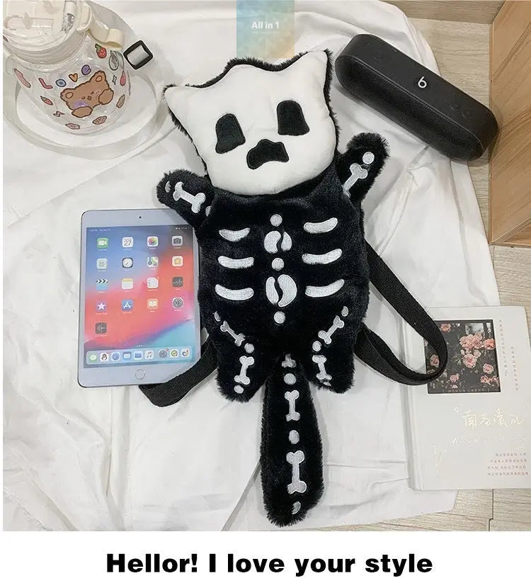 Cute Backpack Funny Stuffed Toy Doll Pillow Crimson Medea