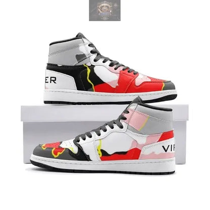 VIPER 55TO RBW Abstract High-Top Sneakers ALL IN 1 WORLD