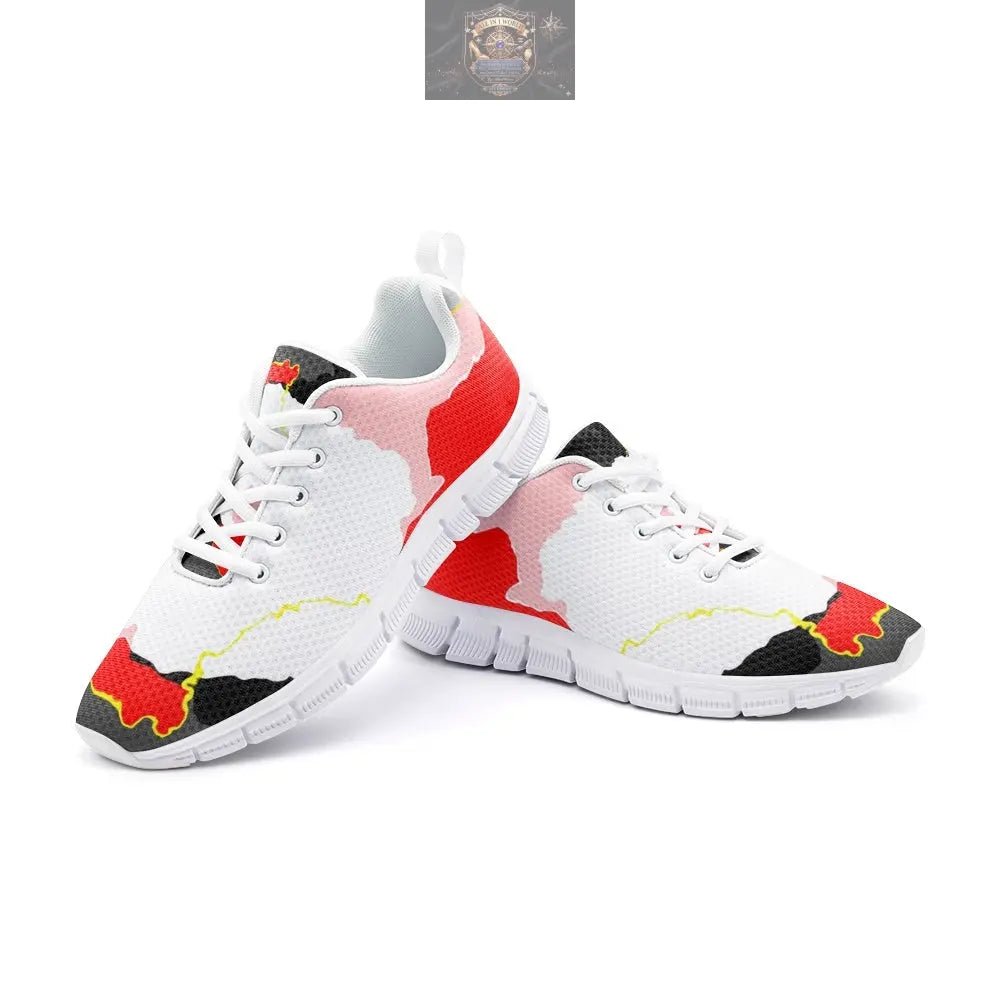 VIPER Style 54TV abstract unisex lightweight athletic running sneakers - breathable mesh trainers - ALL IN 1 WORLD