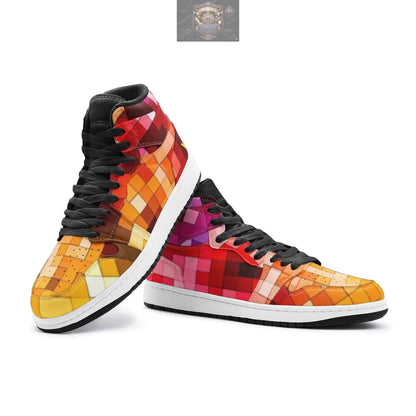 VIPER 55TO Multi Cubes High-Top Sneakers ALL IN 1 WORLD