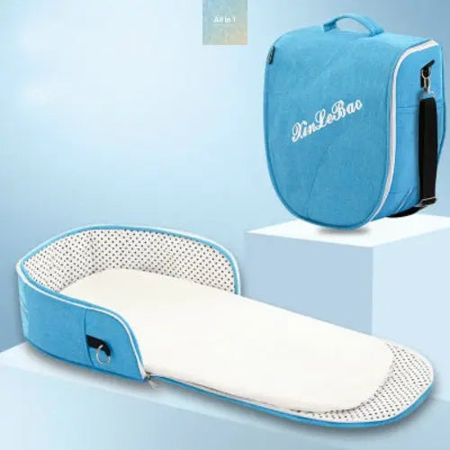 Portable Removable Folding Crib Baby Bed Mammy Bag Crimson Medea