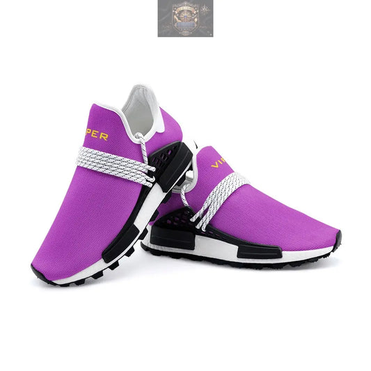 VIPER Style 55TR purple unisex lightweight sneakers - breathable mesh lace-up trainers - ALL IN 1 WORLD