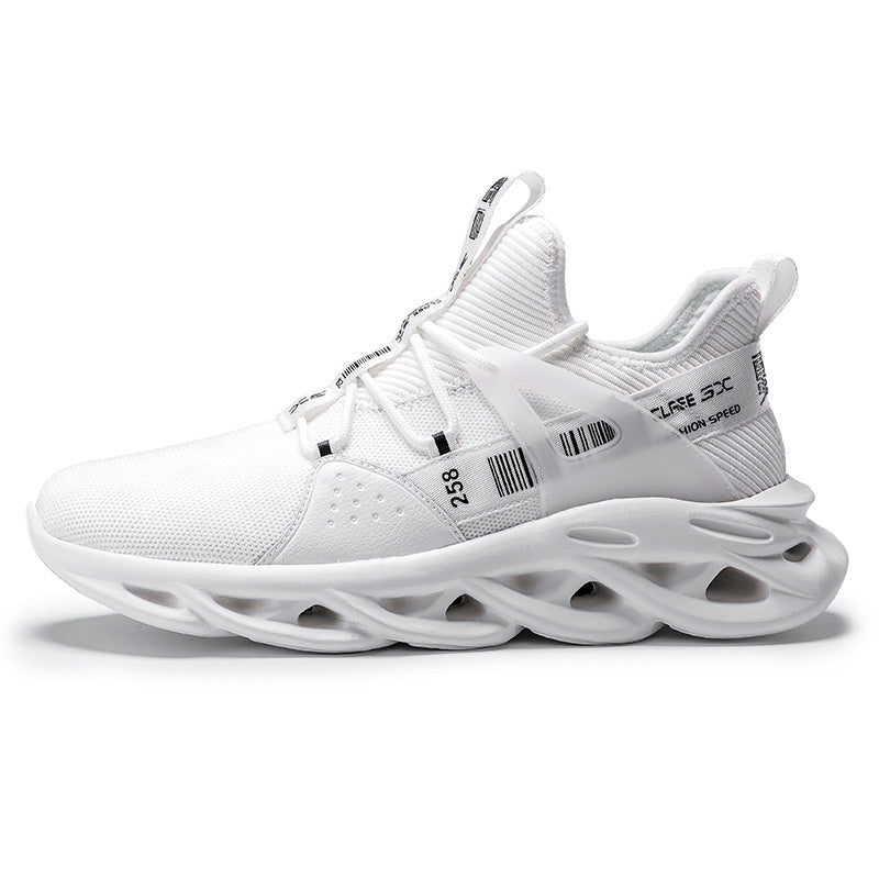 Breathable mesh low-top lace-up sneaker, main view