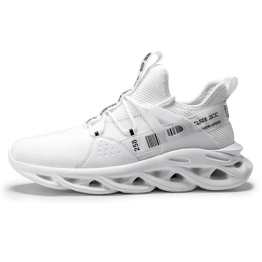 Breathable mesh low-top lace-up sneaker, main view