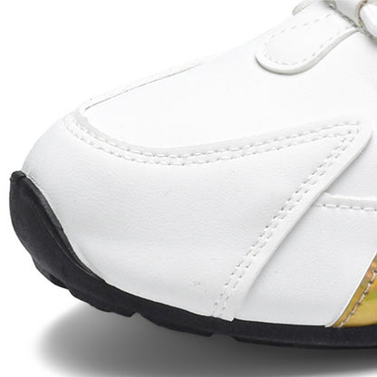 Colorblock breathable sneaker with non-slip flat sole