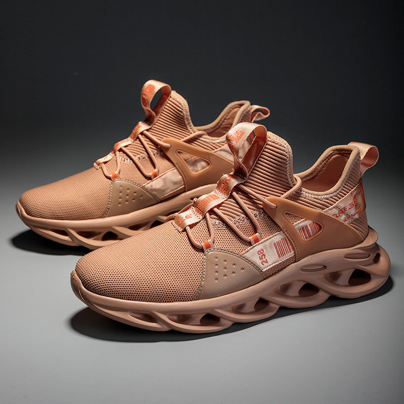 Breathable mesh sneaker with rubber outsole