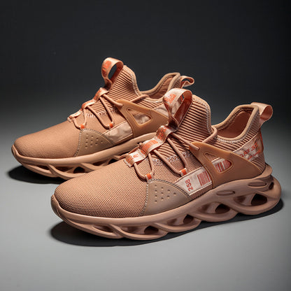 Breathable mesh sneaker with rubber outsole