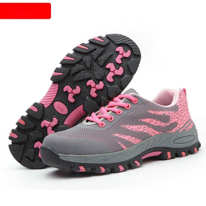 Women's safety work sneaker, angle view