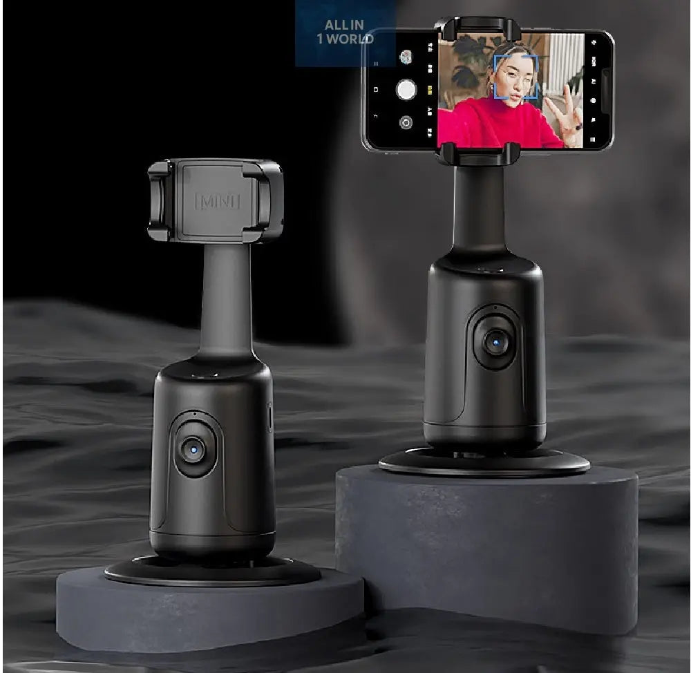 AI Gimbal 360 Auto Face Tracking Gimbal AI Smart Gimbal Face Tracking Auto Phone @all in 1 world all in 1 world