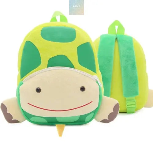 Cute Plush Backpacks Kindergarten Cartoon School Bags Children Animal Crimson Medea