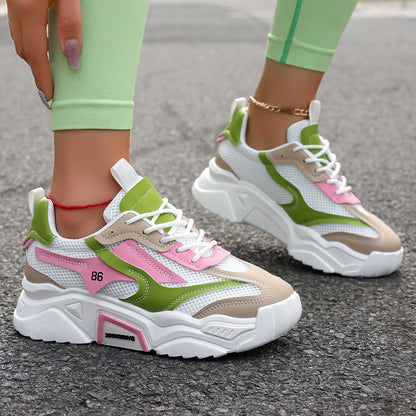Women's mesh platform sneaker, sole detail