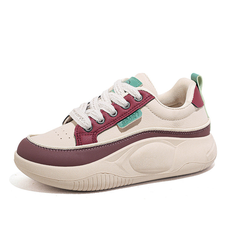 Women's chunky dad sneaker with rocker sole