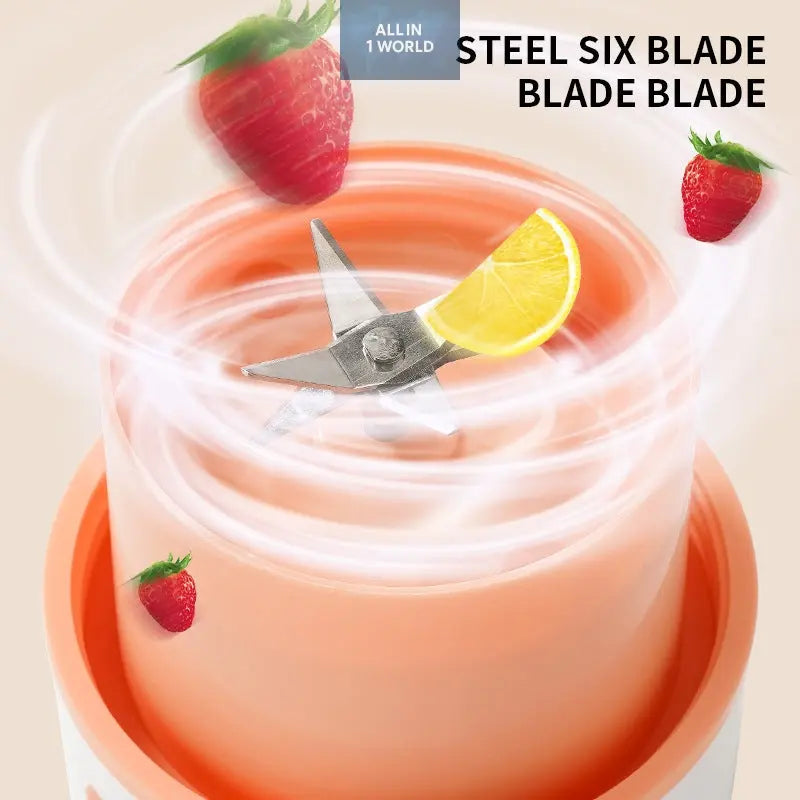 Kitchen Electric Juicer USB Charging Wireless Juices Blender Fruit all in 1 world