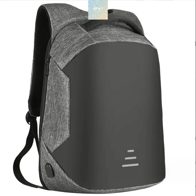 Modern Laptop backpack with charging port in bag Rose Oscar