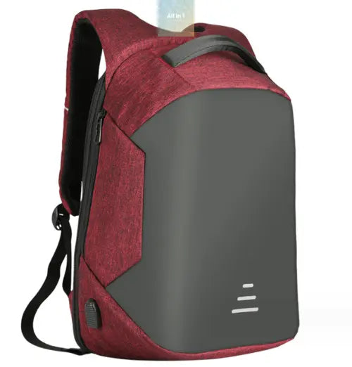 Modern Laptop backpack with charging port in bag Rose Oscar
