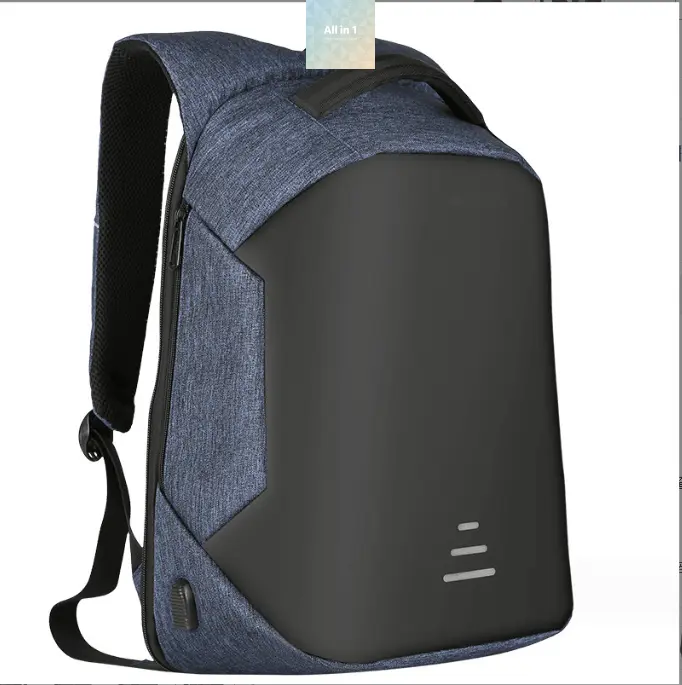 Modern Laptop backpack with charging port in bag Rose Oscar