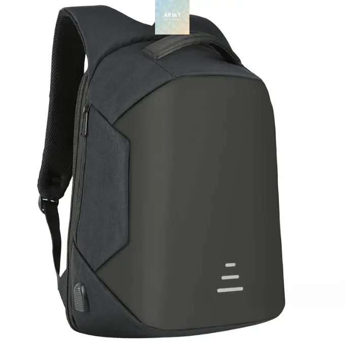 Modern Laptop backpack with charging port in bag Rose Oscar
