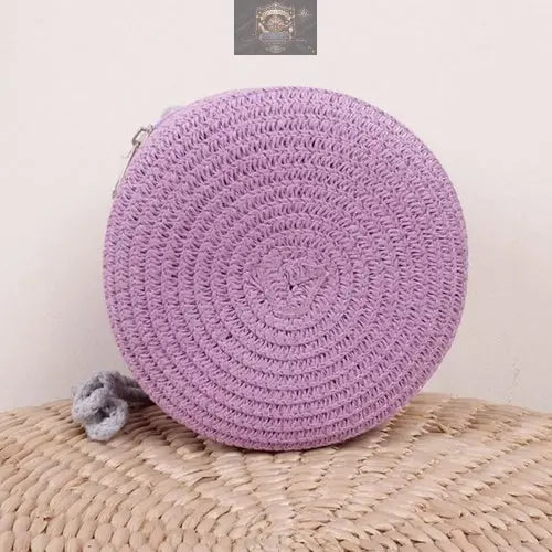 Round Straw Bag ALL IN 1 WORLD