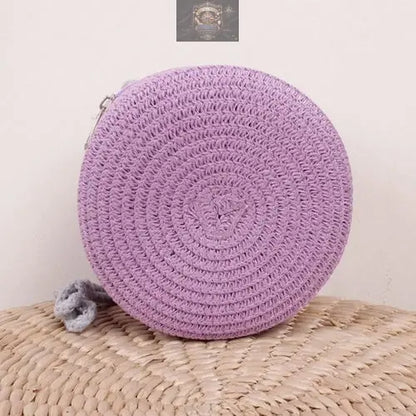Round Straw Bag ALL IN 1 WORLD
