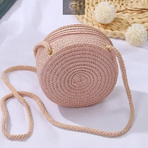 Round Straw Bag ALL IN 1 WORLD
