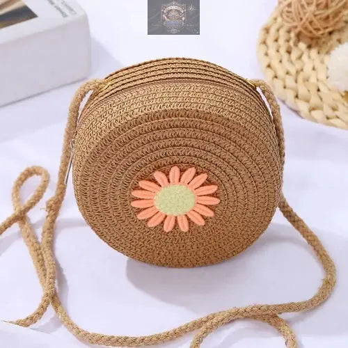 Round Straw Bag ALL IN 1 WORLD