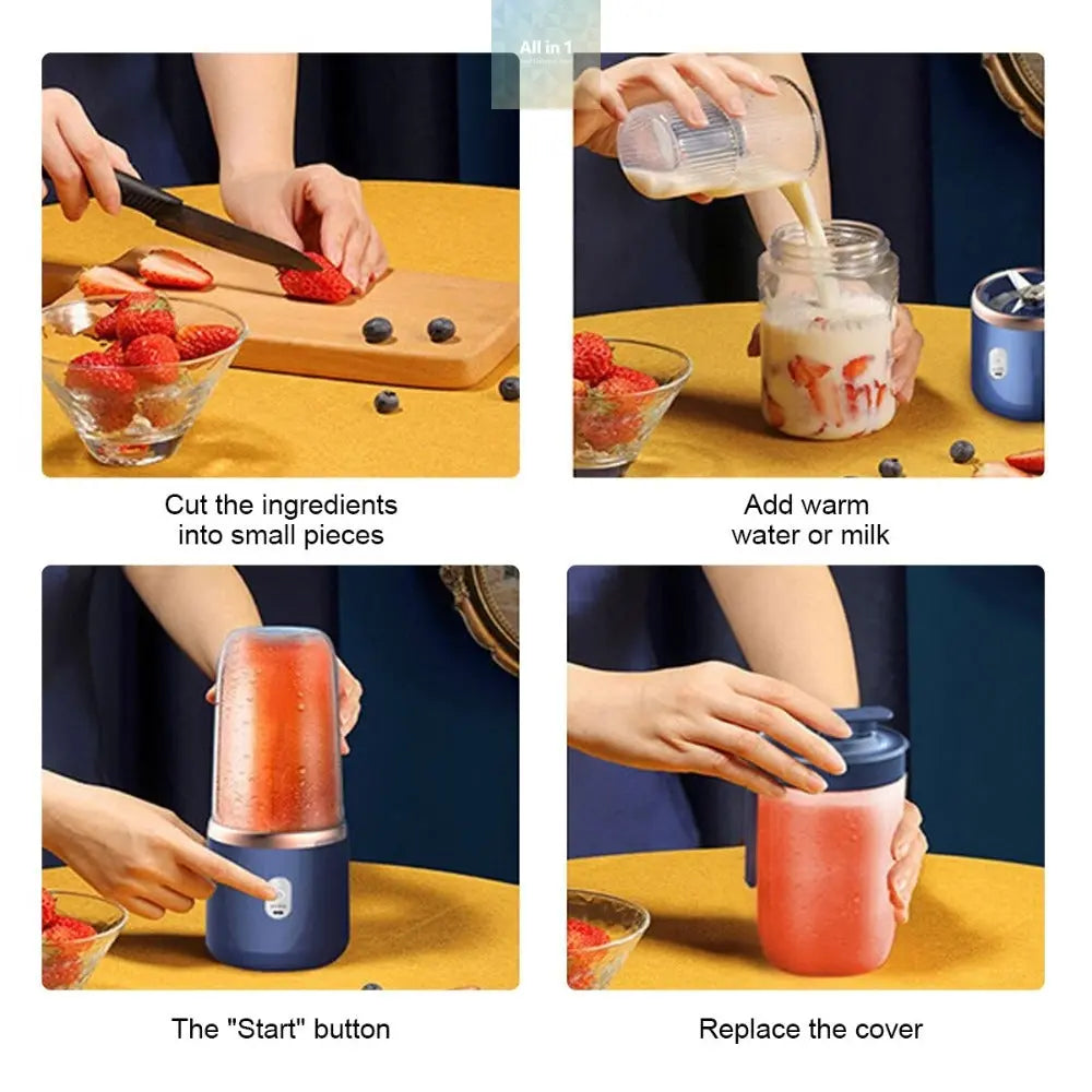 twin gear blender Portable Juice Blender High Quality - All in 1 world