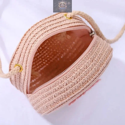 Round Straw Bag ALL IN 1 WORLD