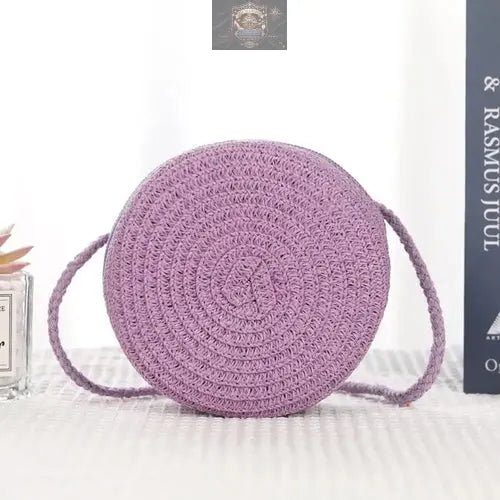 Round Straw Bag ALL IN 1 WORLD