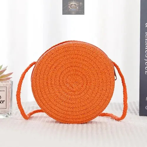 Round Straw Bag ALL IN 1 WORLD