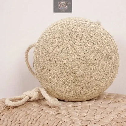 Round Straw Bag ALL IN 1 WORLD