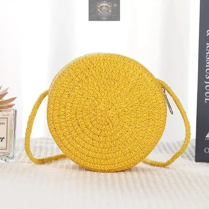 Round Straw Bag ALL IN 1 WORLD