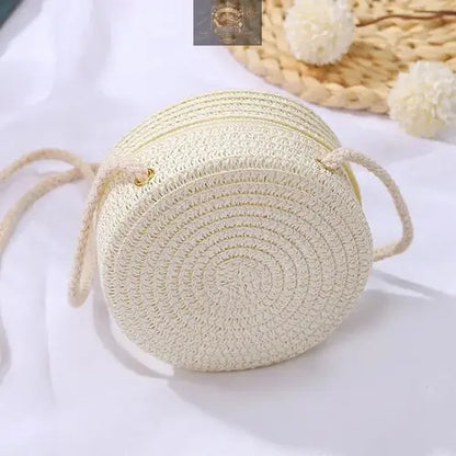 Round Straw Bag ALL IN 1 WORLD
