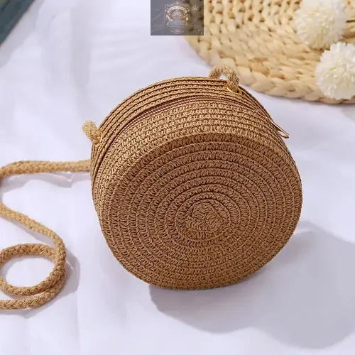 Round Straw Bag ALL IN 1 WORLD