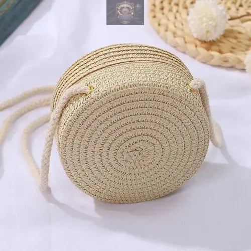 Round Straw Bag ALL IN 1 WORLD