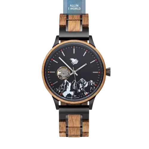 Waidzeit Dachstein Automatic Watch Wine Barrel Gentlemen - Limited all in 1 world