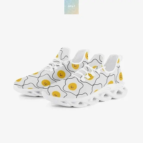 Jacki Easlick Mesh Knit Sneakers Yellow Eleusis