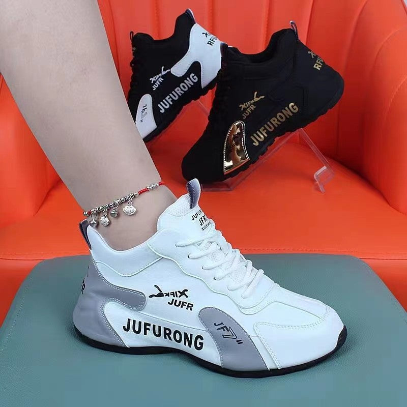 Unisex white casual sneaker, main view